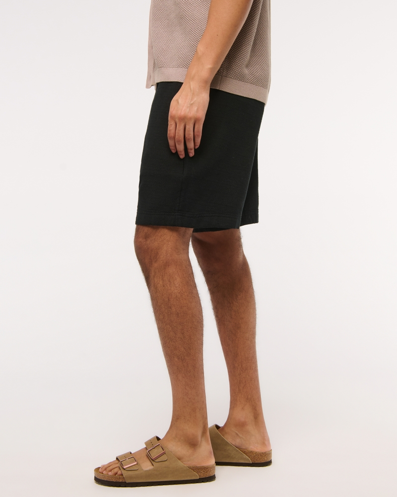 Cotton Texture Pull-On Short