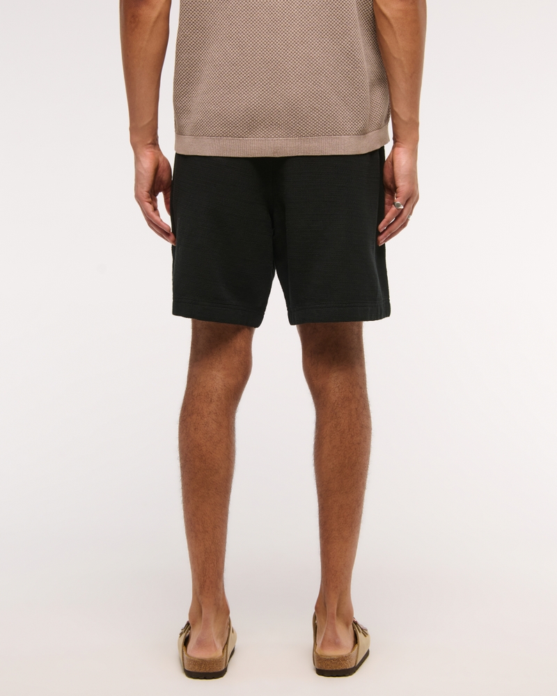 Cotton Texture Pull-On Short