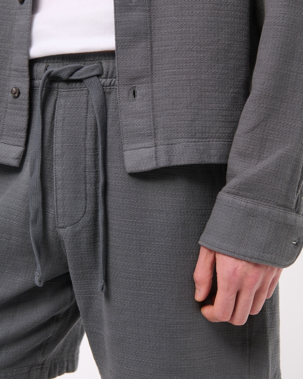 Cotton Texture Pull-On Short