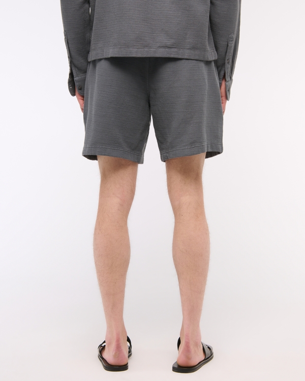 Cotton Texture Pull-On Short