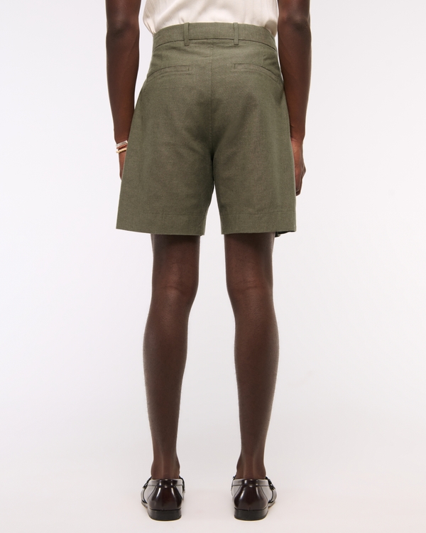 The A&F Collins Tailored Linen-Blend Suit Short