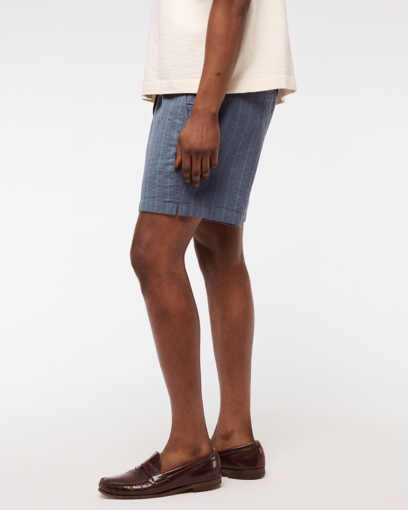 Textured Pull-On Short