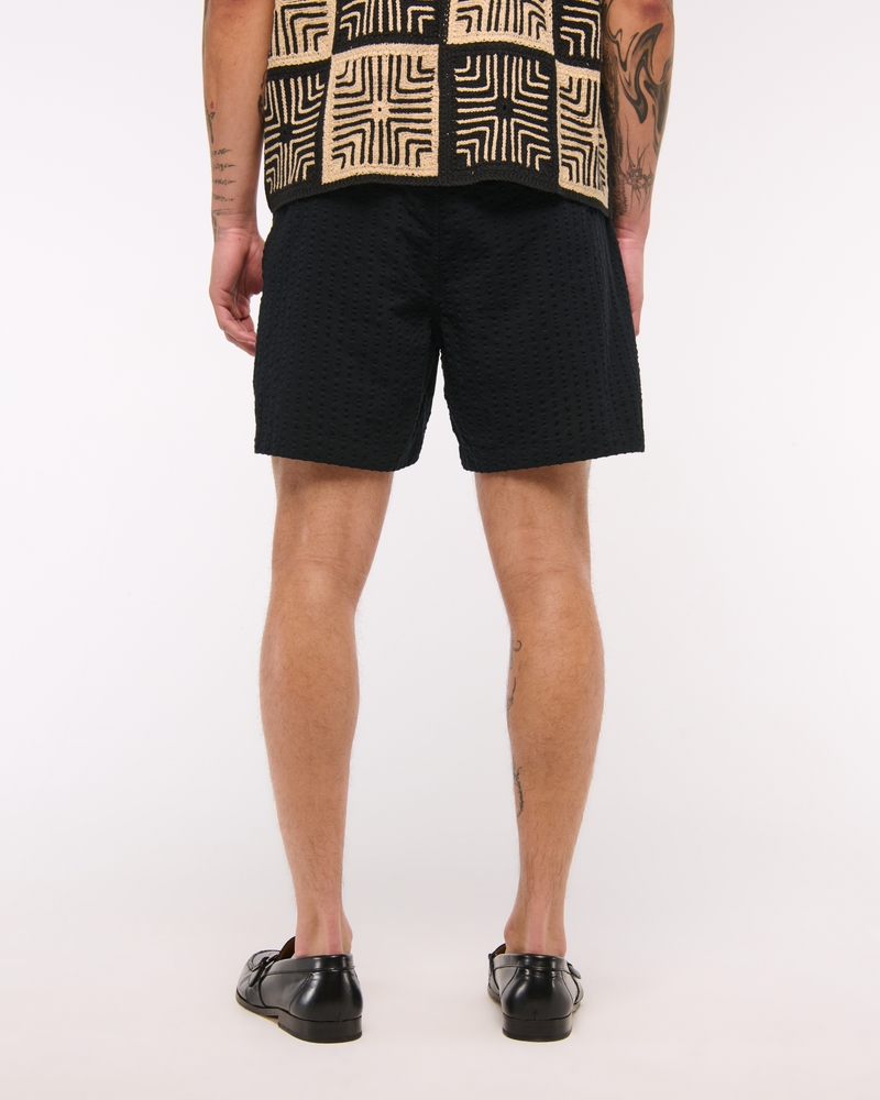 Seersucker Pull-On Short