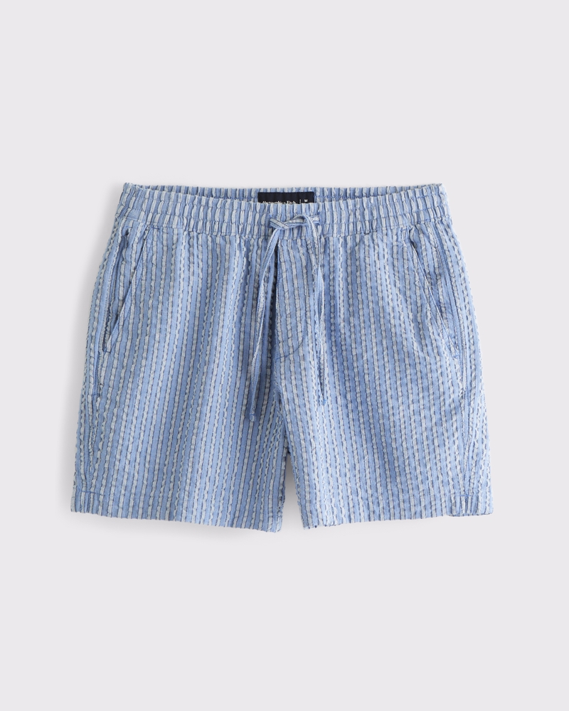 Seersucker Pull-On Short