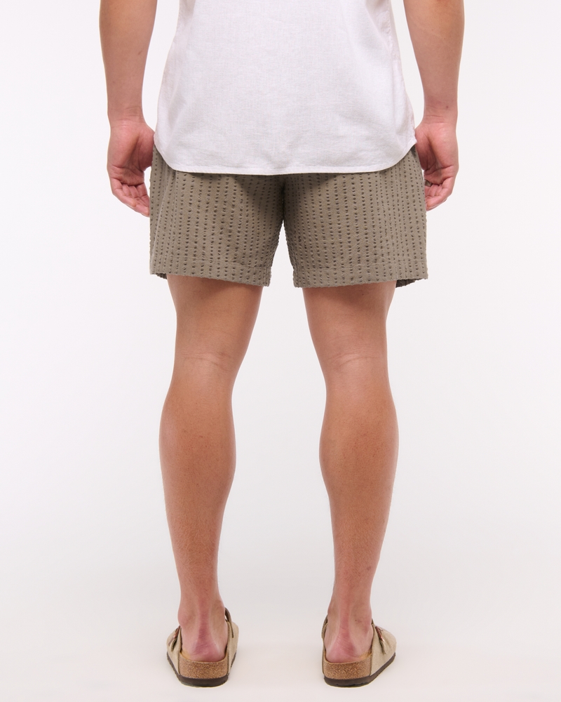 Seersucker Pull-On Short