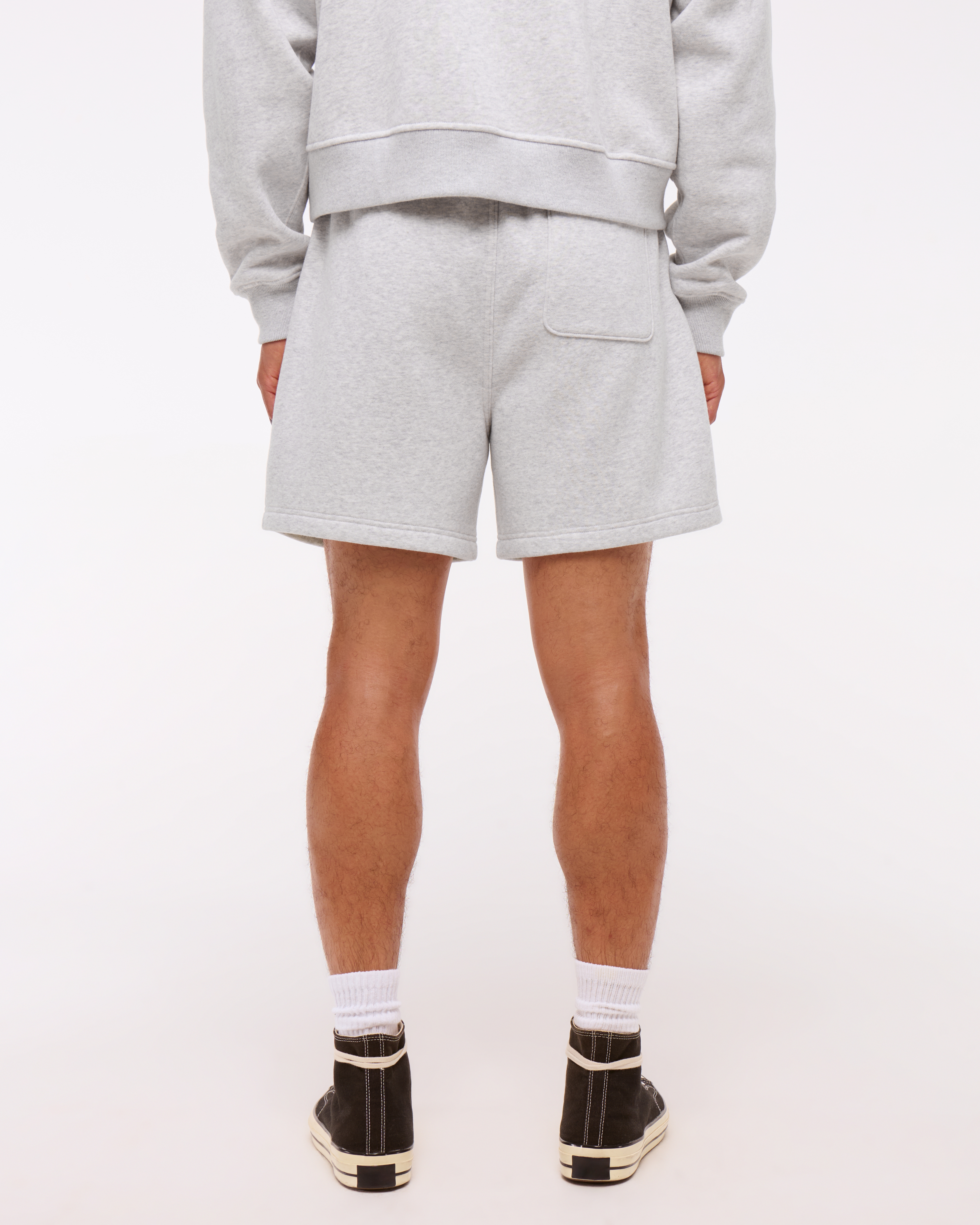 Abercrombie & Fitch Essential Short In Gray