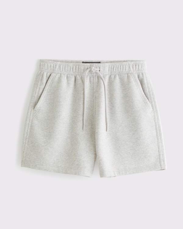Must-have short, Licht Gemêleerd Grijs view 1