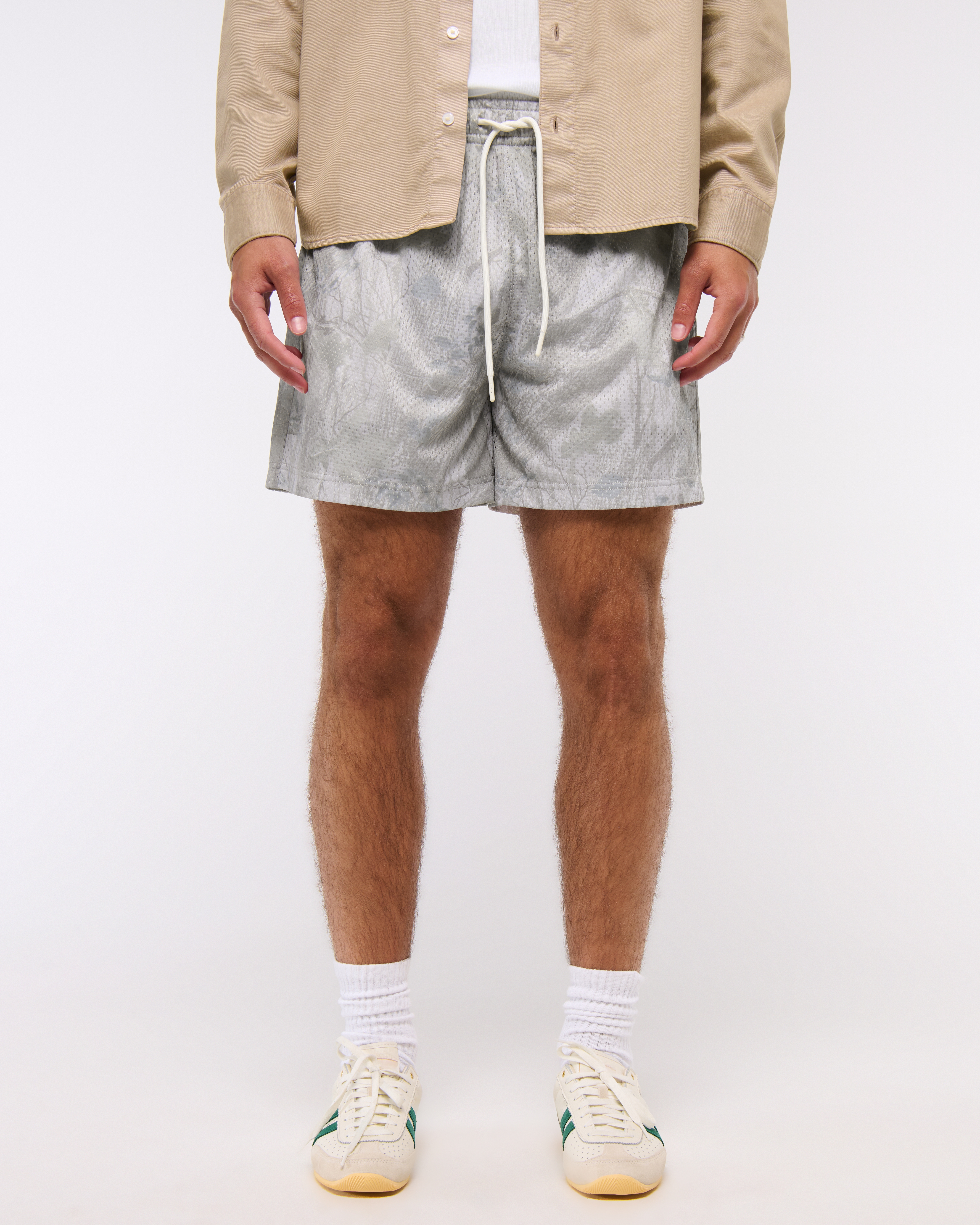 Мужские брюки Abercrombie & Fitch Retro Mesh Short — фото 3