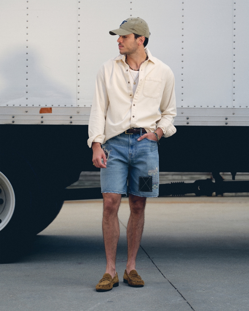 Loose Denim Short