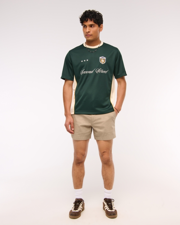A&F All-Day Short, Dark Khaki view 2