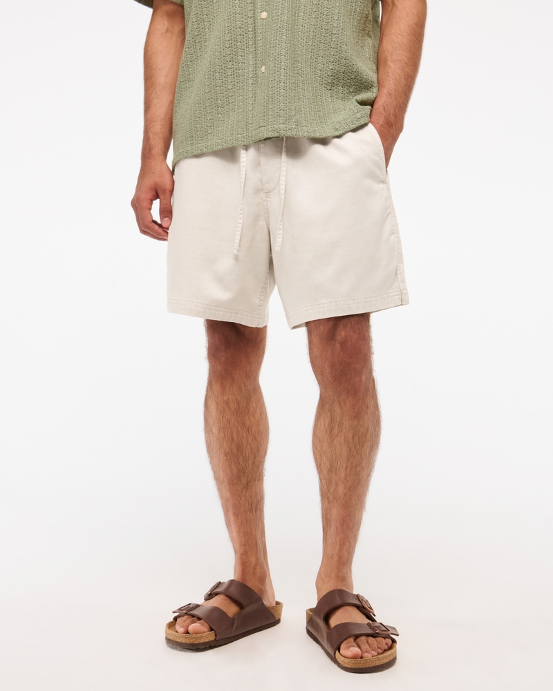 Cotton-Blend Pull-On Short