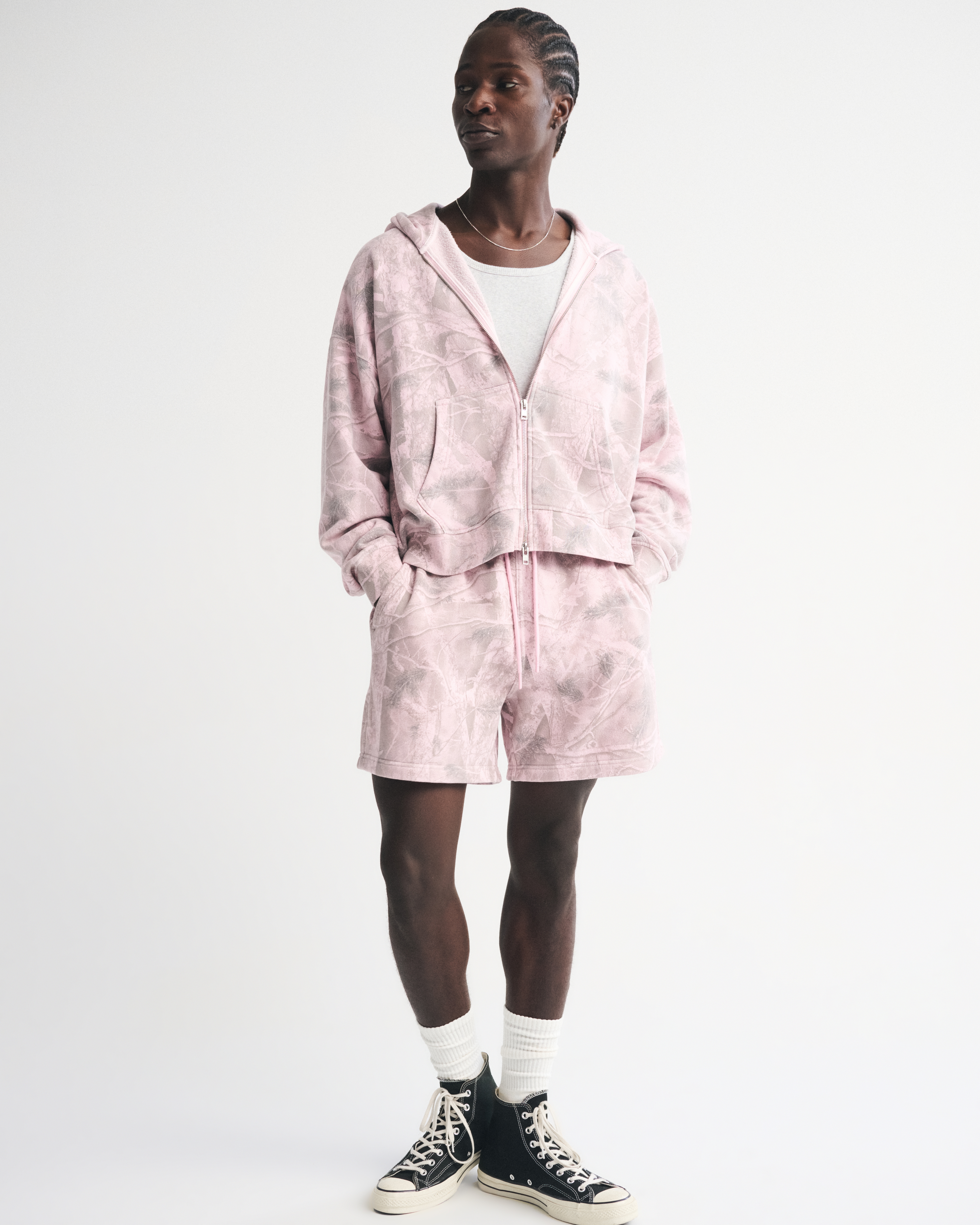 Abercrombie & Fitch Essential Short In Pink