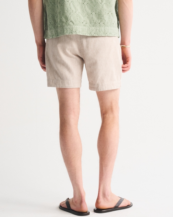 Textured Pull-On Short