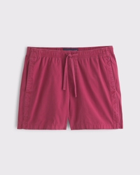 Shorts de popelina sin cierres