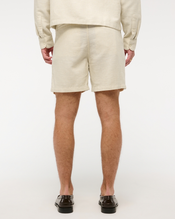 Cotton Texture Pull-On Short