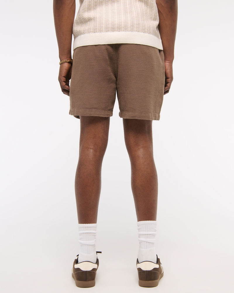 Cotton Texture Pull-On Short