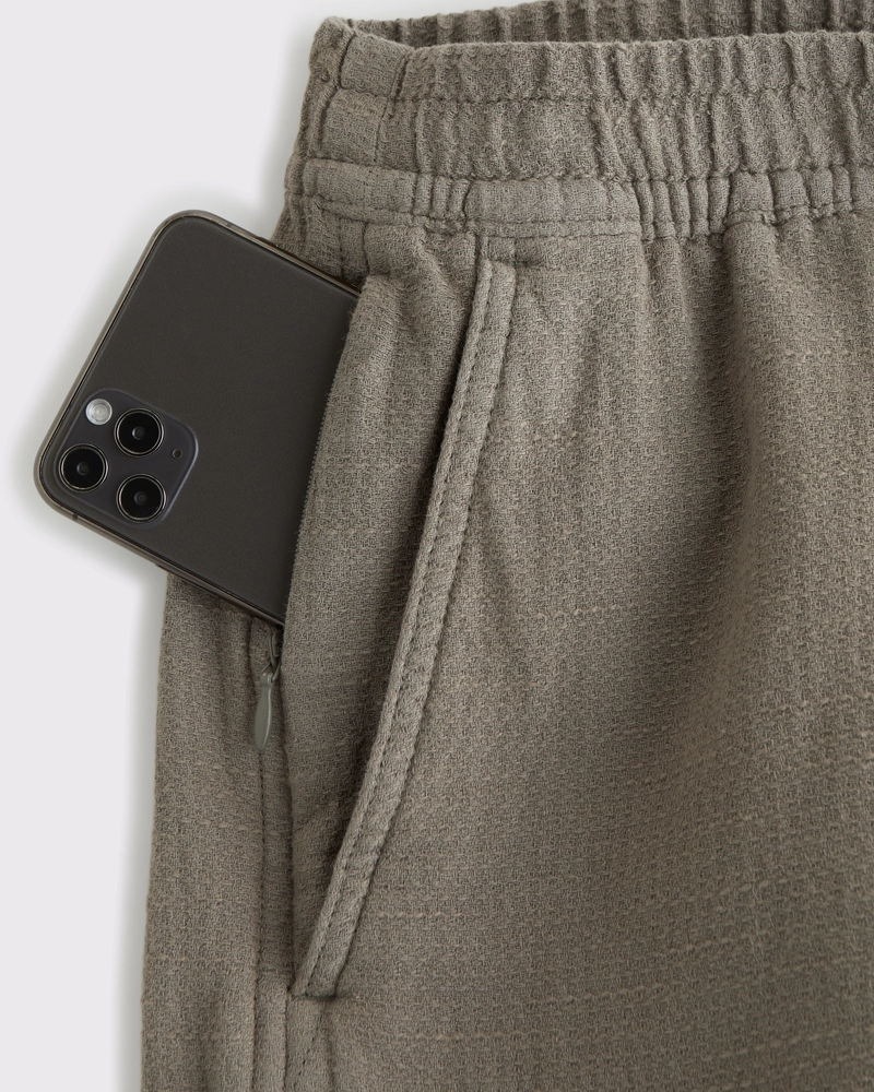 Cotton Texture Pull-On Short