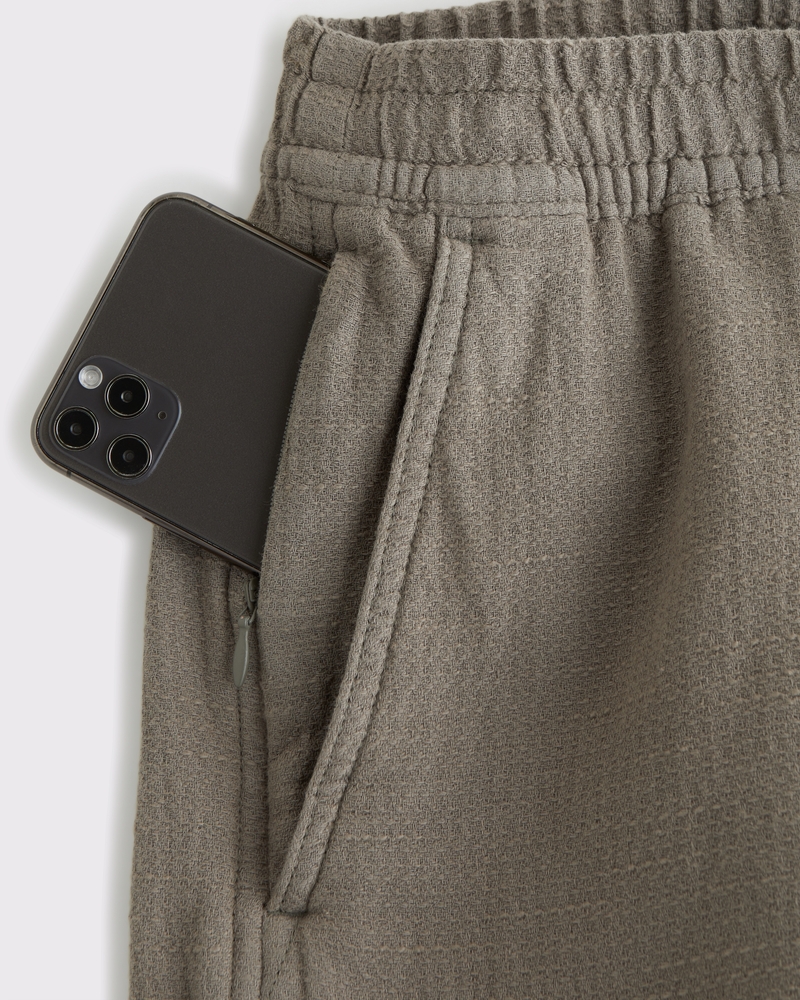 Cotton Texture Pull-On Short
