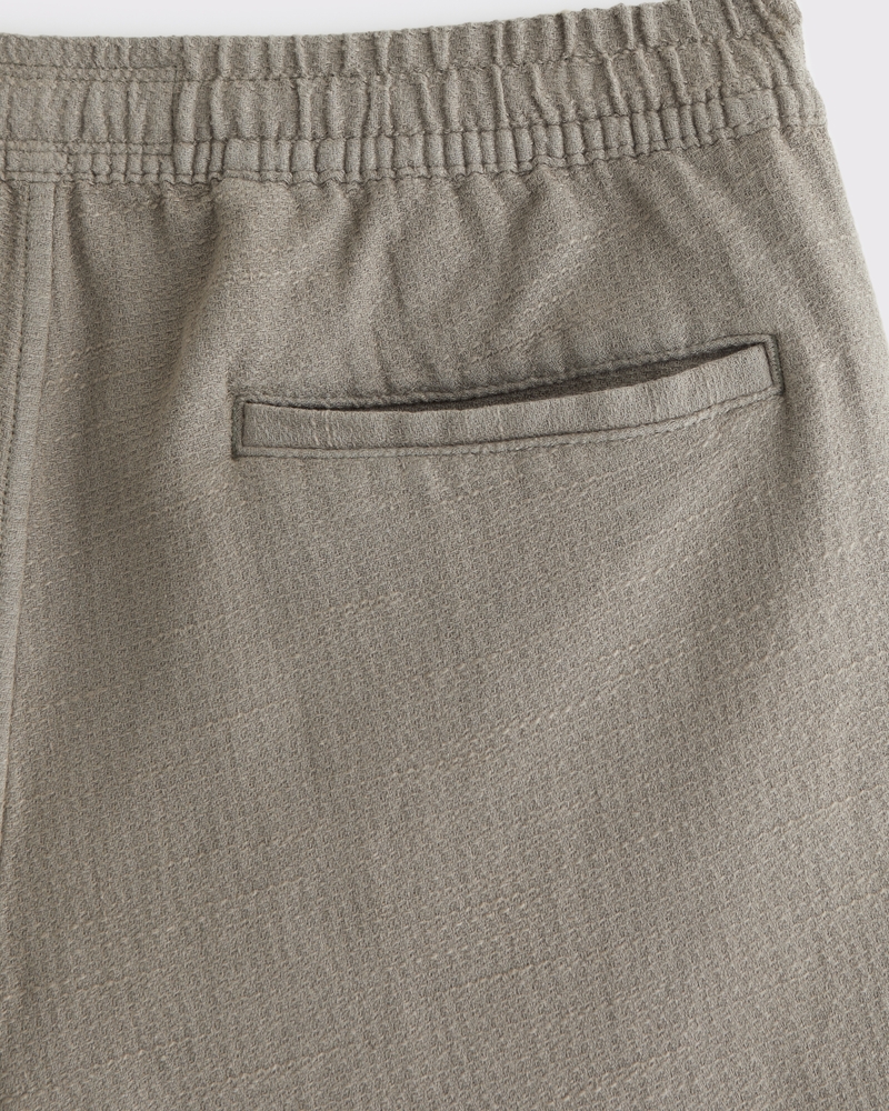 Cotton Texture Pull-On Short
