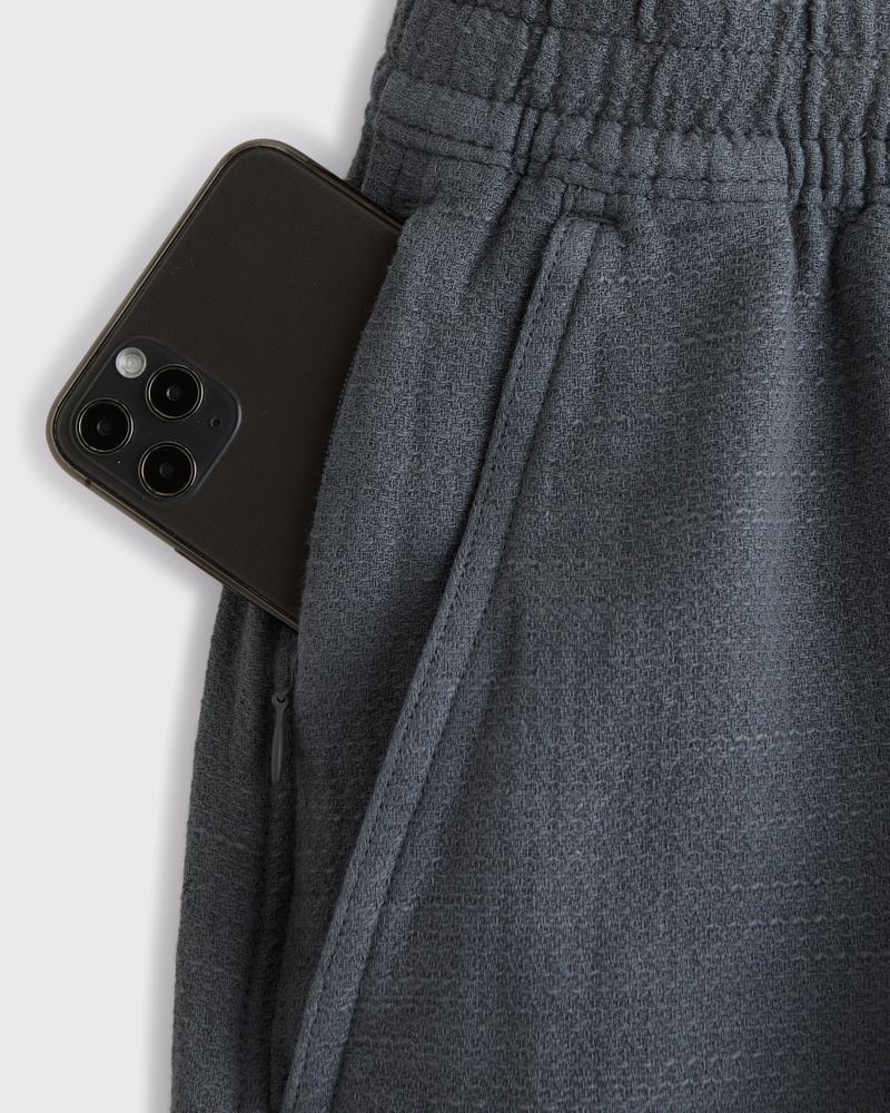 Cotton Texture Pull-On Short