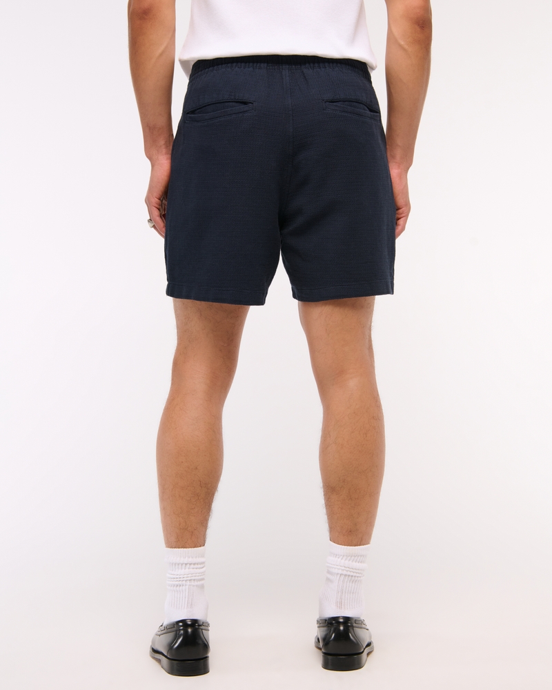 Cotton Texture Pull-On Short