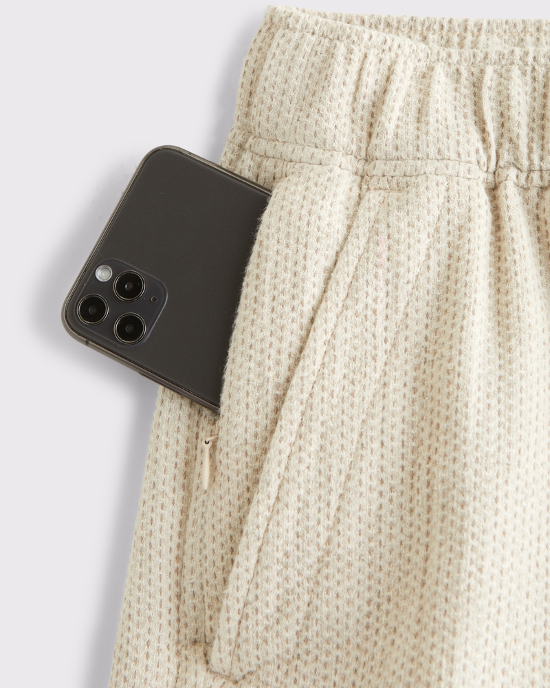 Textured Pull-On Short