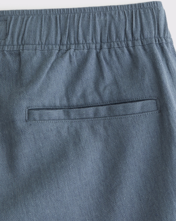 Linen-Blend Pull-On Short