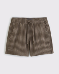 Textured Pull-On Short