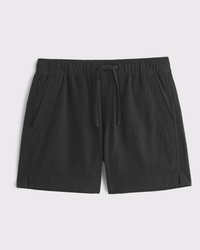 Textured Pull-On Short