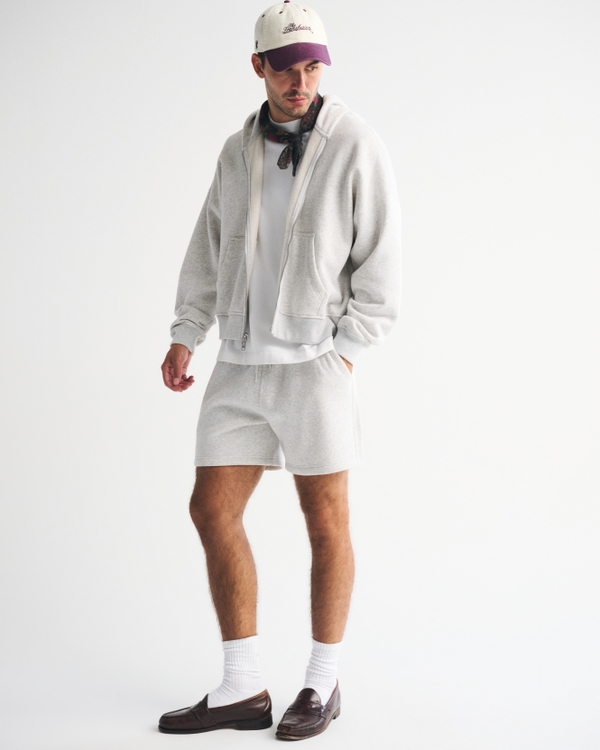 Essential Short, Light Heather Gray view 1