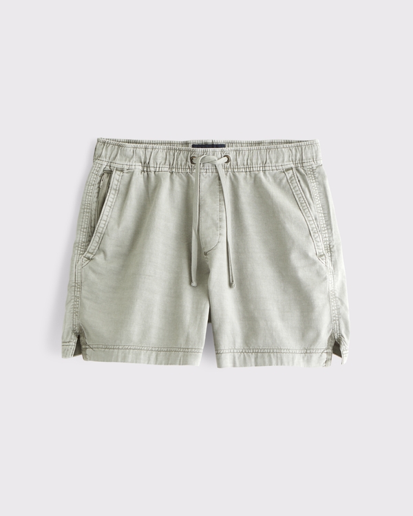 Sea Fade Pull-On Short, Light Olive Green view 1