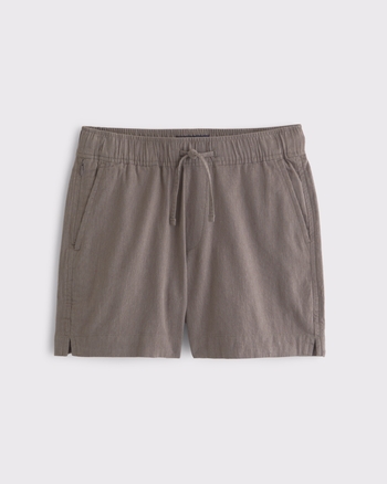 Textured Pull-On Short