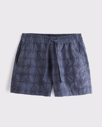 Textured Pull-On Short