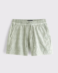 Textured Pull-On Short