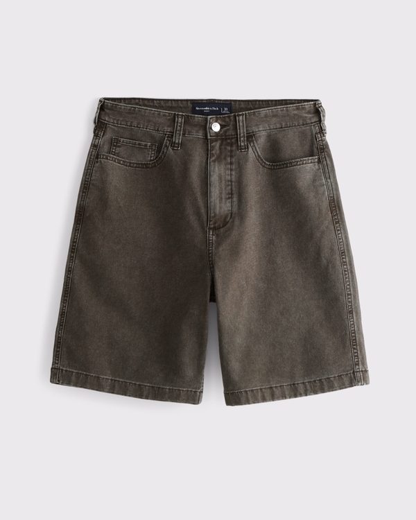 Baggy 5-Pocket Short, Dark Olive view 1