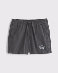 Poplin Pull-On Short