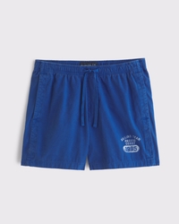 Shorts de popelina sin cierres