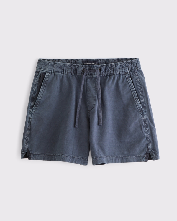 Sea Fade Pull-On Short, Dark Blue view 1