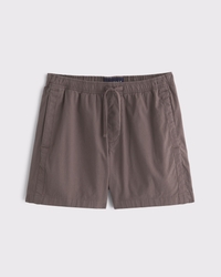 Poplin Pull-On Short