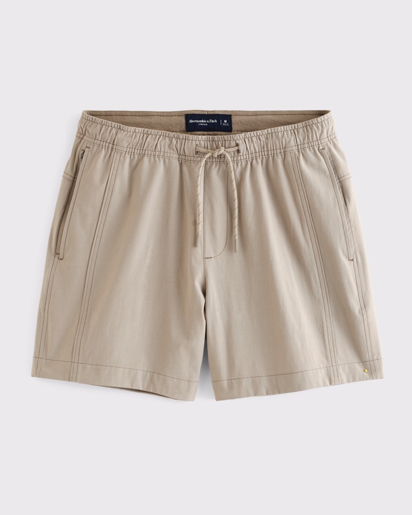 A&F Everyday Short, Cream view 1