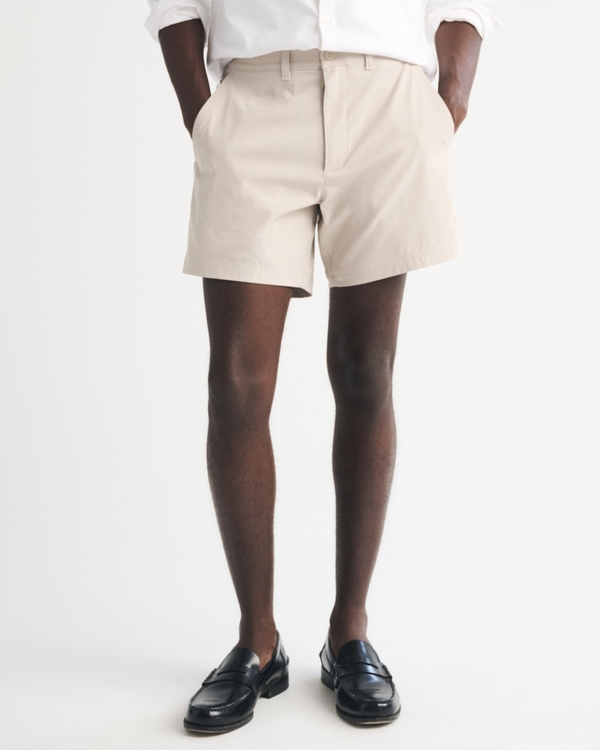 A&F Go-To Short, Light Beige view 2