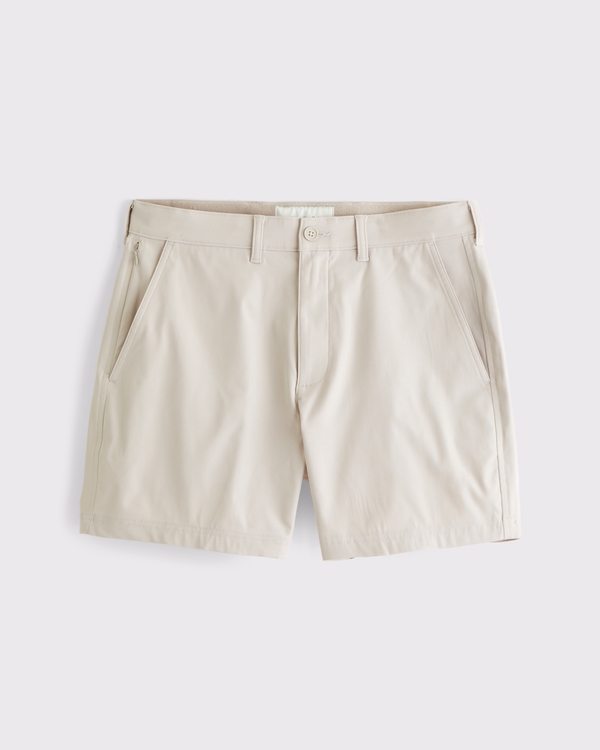 A&F Go-To Short, Light Beige view 1