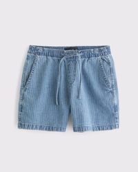 Denim Pull-On Short