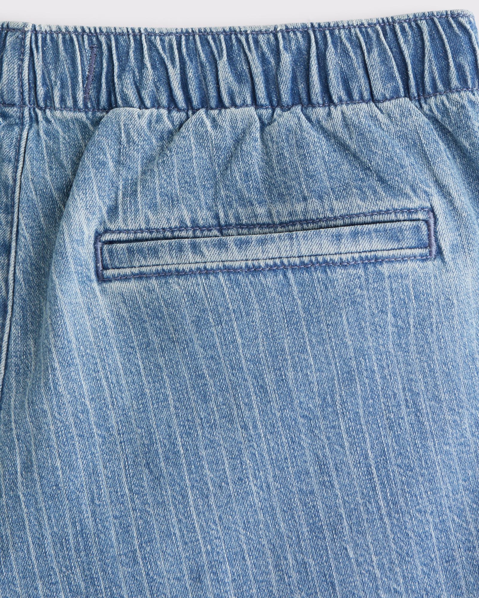Denim Pull-On Short