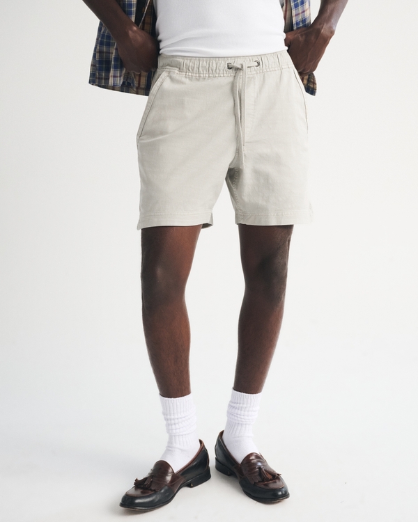Sea Fade Pull-On Short, Gray view 2