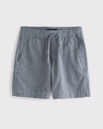 Linen-Blend Pull-On Short from Abercrombie & Fitch - $54.99