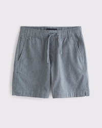 Linen-Blend Pull-On Short