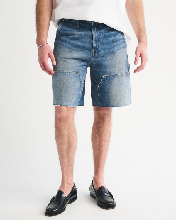 Baggy Denim Short, Dark Wash view 2
