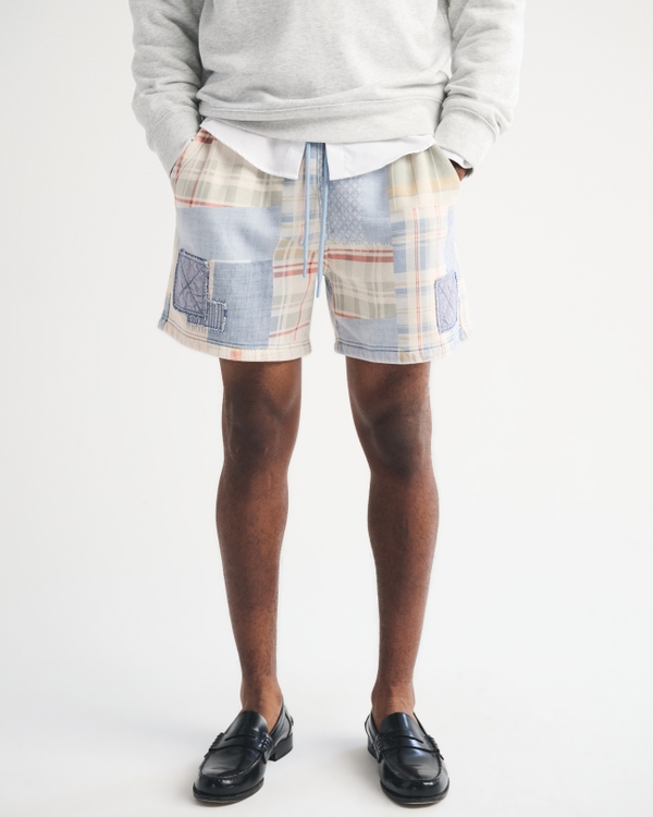 Essential Short, Light Blue Pattern view 2