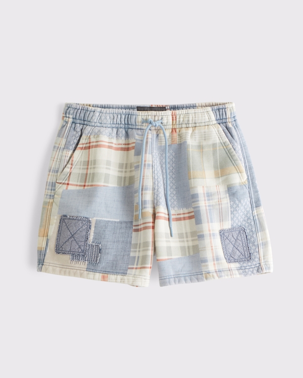 Essential Short, Light Blue Pattern view 1
